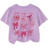 image:imageSOLY HUX Girls Cute Bow Graphic T Shirts Short Sleeve Crew Neck Loose Fit Summer Casual Tee TopsPurple Bow