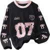 image:imageSOLY HUX Girls Cute Shirts Y2k Jersey Tops Long Sleeve Crew Neck TShirt Teen Girl ClothesBlack Graphic