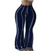 image:imageSOLY HUX Womens Plus Size Y2k Legging Printed Elastic Waist Bell Bottom Flare Leg Street PantsBlue Geo