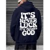 image:imageSOLY HUX Hoodies for Men Letter Graphic Sweatshirt Drawstring Long Sleeve Casual Pullover TopsDark Blue Letter Printed