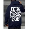 image:imageSOLY HUX Hoodies for Men Letter Graphic Sweatshirt Drawstring Long Sleeve Casual Pullover TopsDark Blue Letter Printed