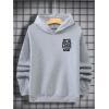 image:imageSOLY HUX Hoodies for Men Letter Graphic Sweatshirt Drawstring Long Sleeve Casual Pullover TopsLight Grey Letter
