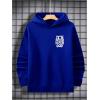 image:imageSOLY HUX Hoodies for Men Letter Graphic Sweatshirt Drawstring Long Sleeve Casual Pullover TopsRoyal Blue Letter Printed