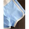 image:imageSOLY HUX Mens Boxer Briefs 3 Packs Trunks Mid Rise Underwear Stretchy Knitted PantiesBlue White Multi
