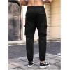 image:imageSOLY HUX Mens Casual Work Cargo Pants Slim fit Outdoor Hiking Joggers with PocketsPlain Black