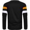 image:imageSOLY HUX Mens Color Block Striped T Shirt Long Sleeve Crew Neck Tee Tops Casual Fall ClothesBlack Striped