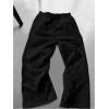 image:imageSOLY HUX Mens Graphic Sweatpants Drawstring Elastic Waist Baggy Straight Leg Pants StreetwearBlack Letter