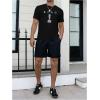 image:imageSOLY HUX Mens Graphic Tees Short Sleeve Round Neck T Shirts Casual Summer Beach TopsBlack Graphic
