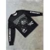image:imageSOLY HUX Mens Letter Graphic Tees Crew Neck Long Sleeve 2 in 1 T Shirt Tops StreetwearBlack Letter