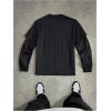 image:imageSOLY HUX Mens Letter Graphic Tees Crew Neck Long Sleeve 2 in 1 T Shirt Tops StreetwearBlack Letter