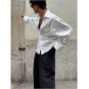 image:imageSOLY HUX Mens Long Sleeve Striped Shirt Button Down Collared Business Casual Tops Fall ShirtsBlack and White