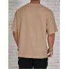 image:imageSOLY HUX Mens Summer Crew Neck Short Sleeve T Shirts Casual Drop Shoulder Basic Tees StreetwearPlain Brown