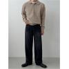 image:imageSOLY HUX Mens Sweaters Long Sleeve Collared Neck Knit Pullover Tops Work Shirts Fall ClothesPure Khaki