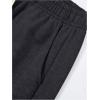 image:imageSOLY HUX Mens Wide Leg Baggy Sweatpants Drawstring Elastic Waist Athletic Trousers with Pockets StreetwearPure Dark Grey