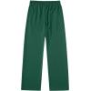 image:imageSOLY HUX Mens Wide Leg Baggy Sweatpants Drawstring Elastic Waist Athletic Trousers with Pockets StreetwearPure Green