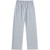 image:imageSOLY HUX Mens Wide Leg Baggy Sweatpants Drawstring Elastic Waist Athletic Trousers with Pockets StreetwearPure Light Grey
