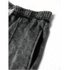 image:imageSOLY HUX Mens Wide Leg Sweatpants Vintage Drawstring Baggy Pants Y2k StreetwearPure Black