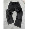 image:imageSOLY HUX Mens Wide Leg Sweatpants Vintage Drawstring Baggy Pants Y2k StreetwearPure Black