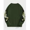 image:imageSOLY HUX Mens Y2K Skeleton Sweater Goth Grunge Skull Long Sleeve Pullover Jumper Graphic Alternative SweatersArmy Green Graphic
