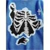 image:imageSOLY HUX Mens Y2K Skeleton Sweater Goth Grunge Skull Long Sleeve Pullover Jumper Graphic Alternative SweatersBlue Graphic Print