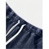 image:imageSOLY HUX Mens Y2k Baggy Sweatpants Straight Leg Drawstring Elastic Waist Hip Hop Casual Pants StreetwearDark Blue