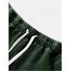image:imageSOLY HUX Mens Y2k Baggy Sweatpants Straight Leg Drawstring Elastic Waist Hip Hop Casual Pants StreetwearDark Green