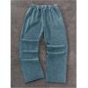 image:imageSOLY HUX Mens Y2k Baggy Sweatpants Straight Leg Drawstring Elastic Waist Hip Hop Casual Pants StreetwearDusty Blue