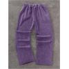 image:imageSOLY HUX Mens Y2k Baggy Sweatpants Straight Leg Drawstring Elastic Waist Hip Hop Casual Pants StreetwearPurple Star