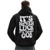 image:imageSOLY HUX Hoodies for Men Letter Graphic Sweatshirt Drawstring Long Sleeve Casual Pullover TopsBlack Letter Print