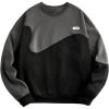 image:imageSOLY HUX Mens Color Block Sweatshirt Crewneck Long Sleeve Pullover Tops Fall Preppy ClothesMulticolor