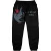 image:imageSOLY HUX Mens Graphic Sweatpants Drawstring Elastic Waist Y2k Joggers Pants StreetwearBlack Graphic