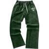 image:imageSOLY HUX Mens Y2k Baggy Sweatpants Straight Leg Drawstring Elastic Waist Hip Hop Casual Pants StreetwearDark Green