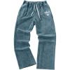 image:imageSOLY HUX Mens Y2k Baggy Sweatpants Straight Leg Drawstring Elastic Waist Hip Hop Casual Pants StreetwearDusty Blue