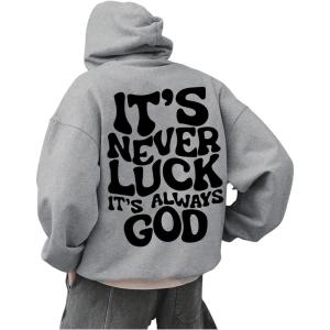 image:imageSOLY HUX Hoodies for Men Letter Graphic Sweatshirt Drawstring Long Sleeve Casual Pullover TopsLight Grey Letter