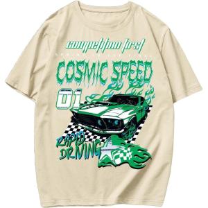 image:imageSOLY HUX Mens Graphic Tees Short Sleeve Round Neck T Shirts Casual Summer Beach TopsKhaki and Green