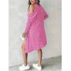 image:imageSOLY HUX Womens 2 Piece Sweater Dress Set Knit Long Sleeve Open Front Cardigan and Bodycon Mini Dress Fall OutfitPure Pink