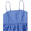 image:imageSOLY HUX Womens Spaghetti Strap Ruffle Hem Peplum Cami Top Jacquard CamisoleBlue Jacquard