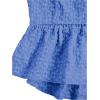 image:imageSOLY HUX Womens Spaghetti Strap Ruffle Hem Peplum Cami Top Jacquard CamisoleBlue Jacquard
