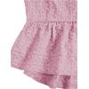 image:imageSOLY HUX Womens Spaghetti Strap Ruffle Hem Peplum Cami Top Jacquard CamisolePink Jacquard