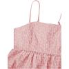 image:imageSOLY HUX Womens Spaghetti Strap Ruffle Hem Peplum Cami Top Jacquard CamisolePlain Dusty Pink