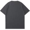 image:imageSOLY HUX Mens Summer Letter Graphic Tees Casual Short Sleeve Crew Neck T ShirtsDark Grey Letter
