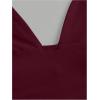 image:imageSOLY HUX Womens Deep V Neck Spaghetti Strap Crop Top 3 Packs Camisole Summer Layer Cami ShirtsBlack Burgundy White