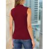 image:imageSOLY HUX Womens Dressy Tank Tops V Neck Sleeveless Business Casual Work Office TopsPure Burgundy