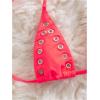 image:imageSOLY HUX Womens Grommet Eyelet Halter Bikini Top Tie Backless Swim Tops Beach WearPure Pink