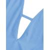 image:imageSOLY HUX Womens Halter Draped Front Tank Top Sexy Backless Going Out Crop Vest TopsDusty Blue