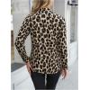 image:imageSOLY HUX Womens Leopard Button Down Shirt Cheetah Print Collared Long Sleeve Casual Work Tops BlouseCoffee Brown Leopard