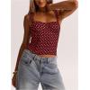 image:imageSOLY HUX Womens Polka Dots Corset Tops Y2k Sleeveless Bustier Going Out Crop Tank TopBurgundy Polka Dots