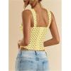 image:imageSOLY HUX Womens Polka Dots Corset Tops Y2k Sleeveless Bustier Going Out Crop Tank TopYellow Polka Dots