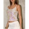 image:imageSOLY HUX Womens Sparkly Sequin Tops Spaghetti Strap Scoop Neck Summer Camisole Going Out Party Club TopMulticoloured
