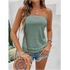 image:imageSOLY HUX Womens Strapless Bandeau Tank Top Casual Summer Sleeveless Eyelet Tube TopsMint Green